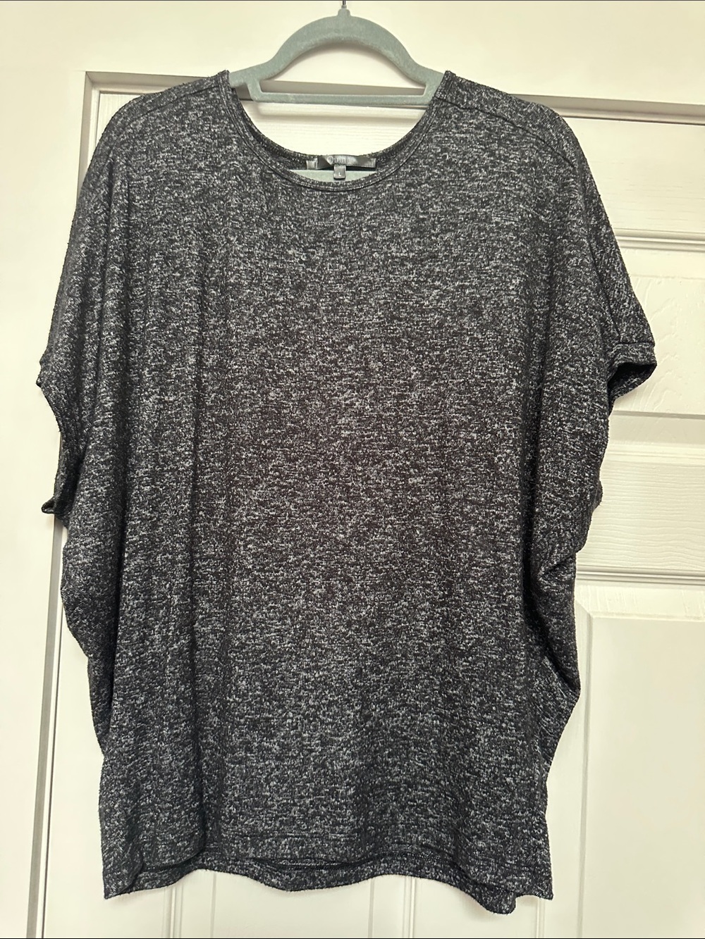 Quince Heathered Charcoal Short Sleeve Tee